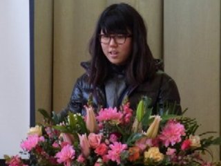 ユン・ヒョジンさんのあいさつ