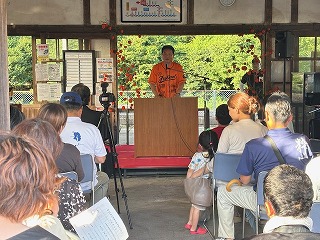 大隅横川駅平和コンサート写真
