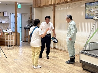 現地調査の様子