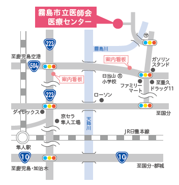医療センター地図